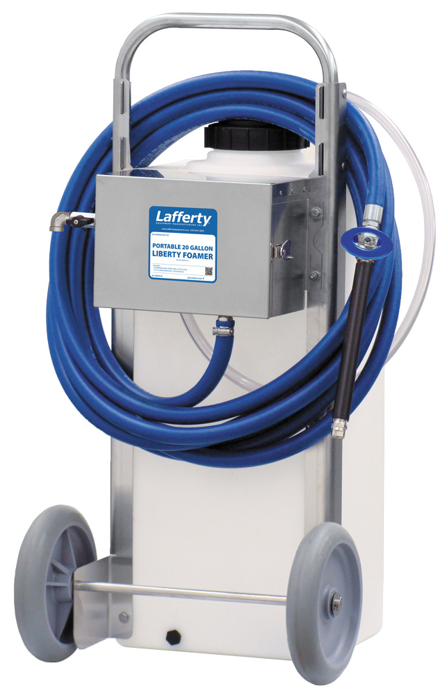 Portable 2 Wheeled 20 Gallon Liberty Foamer | Lafferty Equipment ...