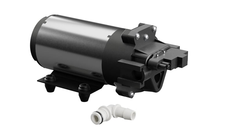 FloJet Pump, 110V, 1.5GPM, PP/Santoprene, 3/8
