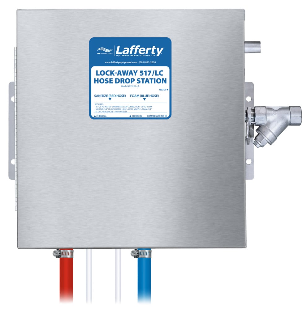 Lock-Away 517 Sanitize / LC Foam Hose Drop Station
