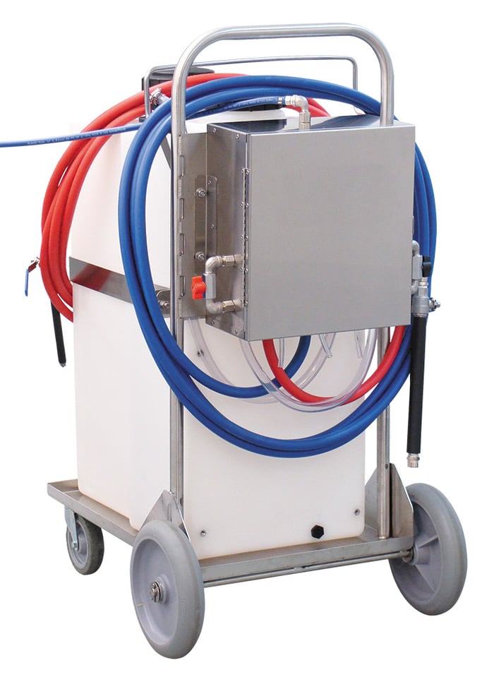 Portable FPS-PD Dual Dual 20 Gallon Sanitize / Foam System
