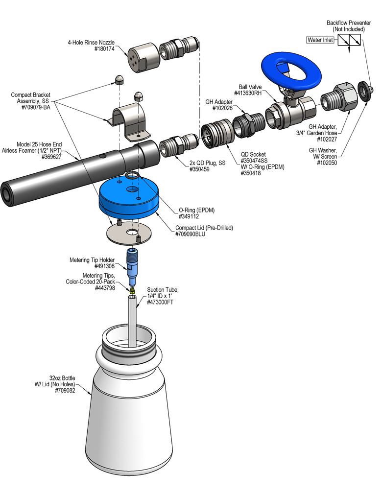 Model 250 Compact Airless Foamer