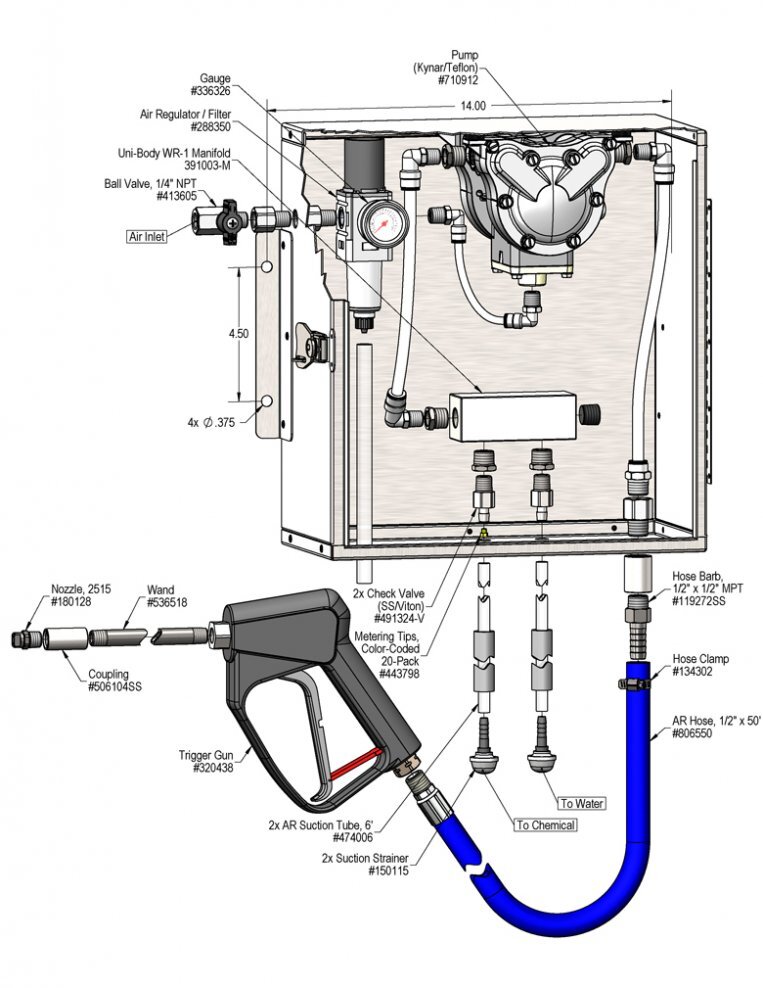 1-Way AP-MT Solvent Sprayer