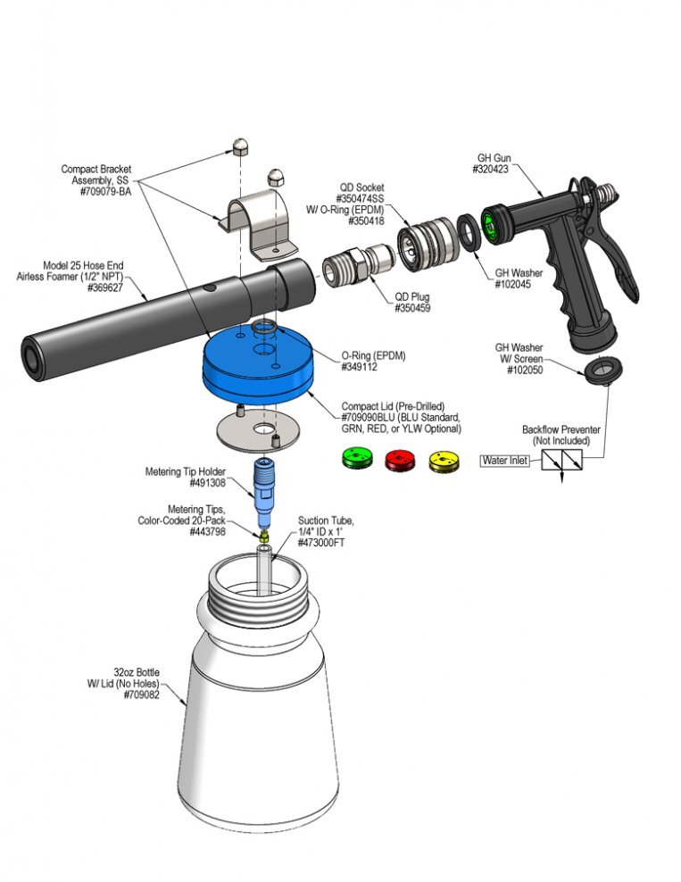 Model 25 Compact Airless Foamer