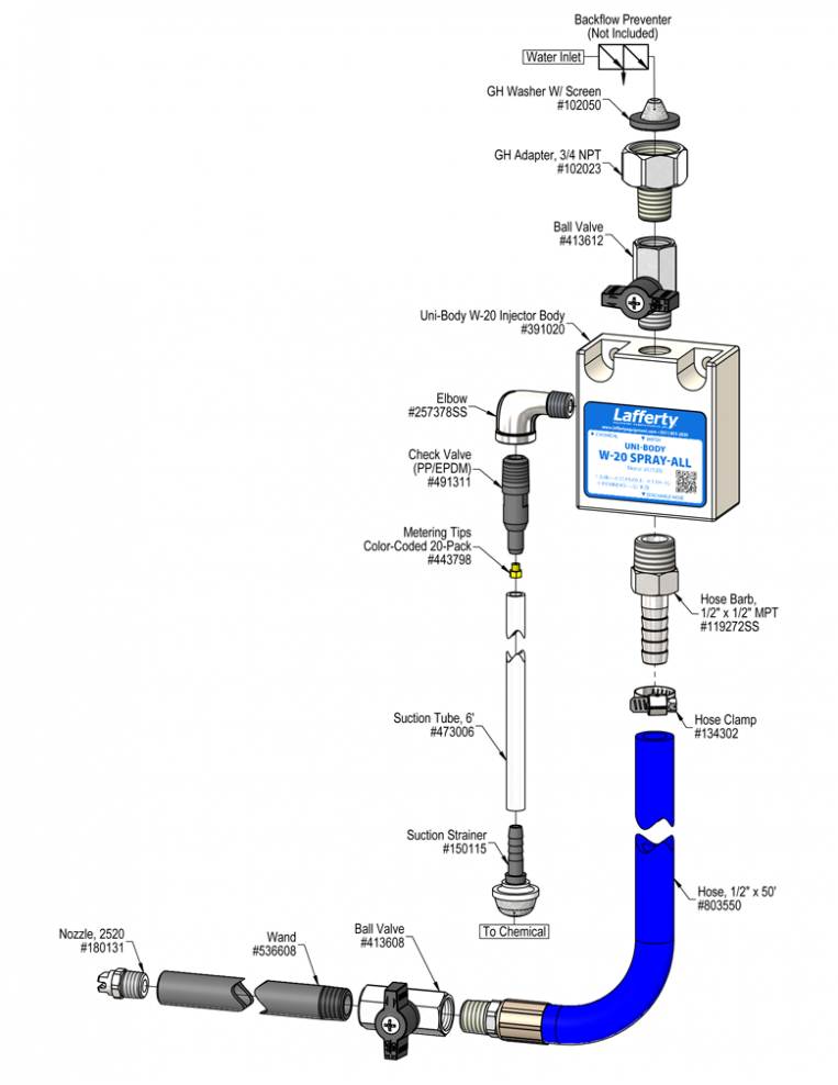 Uni-Body W-20 Spray-All