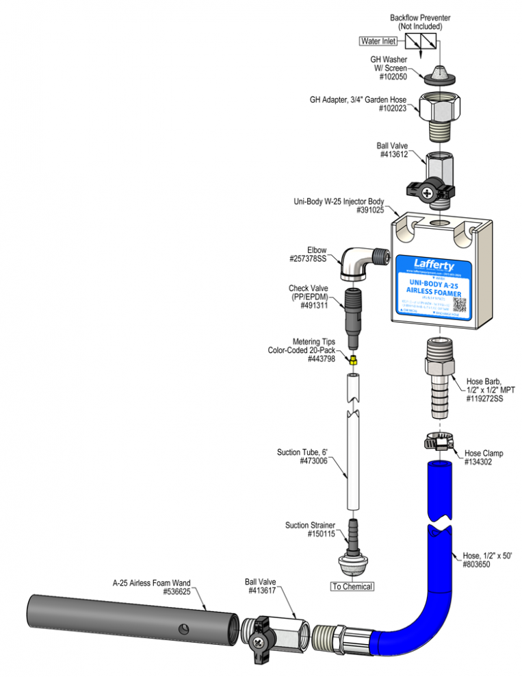 Uni-Body A-25 Airless Foamer