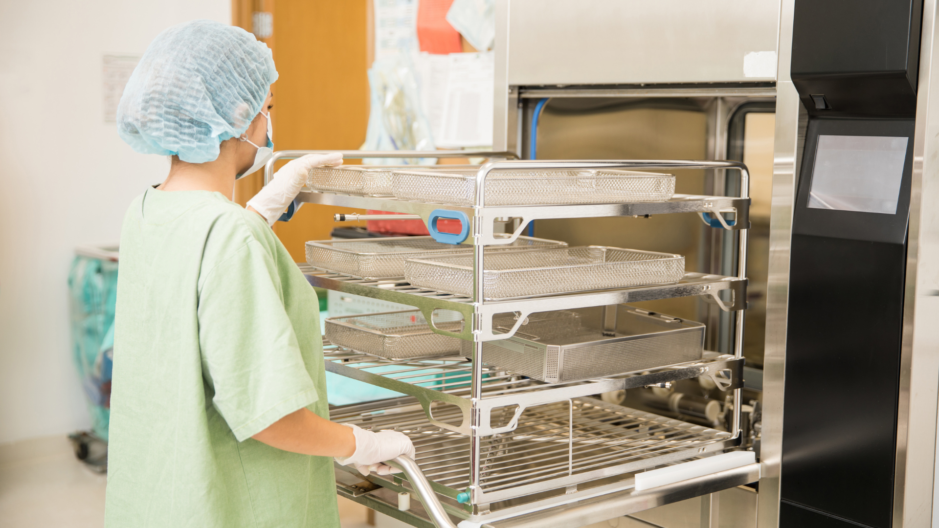 Healthcare CLeaning trays