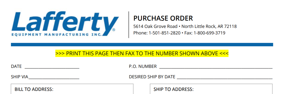 Purchase Order Preview