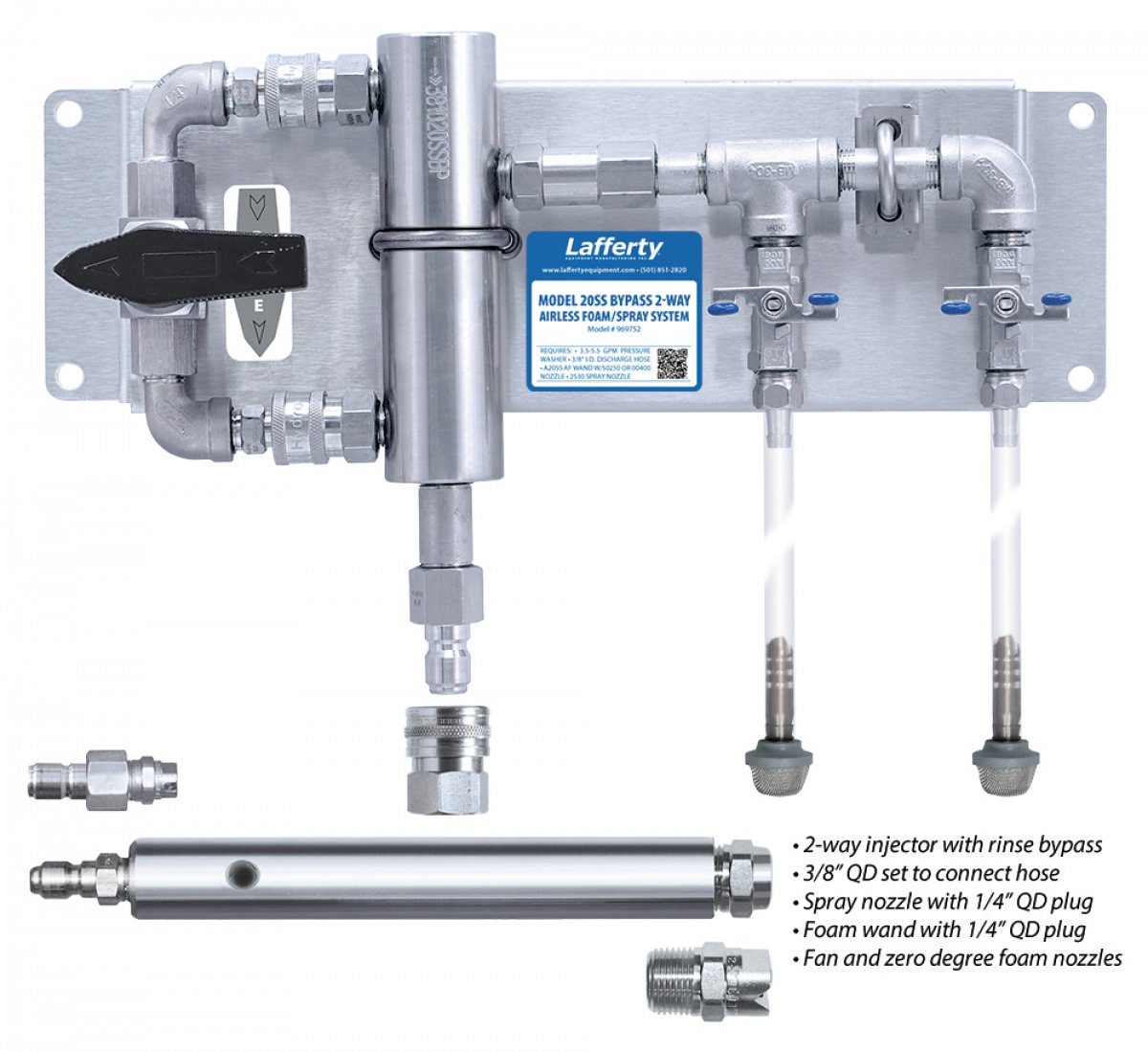 Model 20 SS Bypass 2Way Airless Foamer / Sprayer Lafferty Equipment
