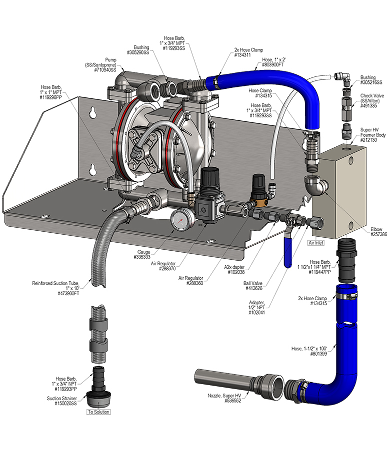 944108 - Freedom Super XV Foamer | Lafferty Equipment