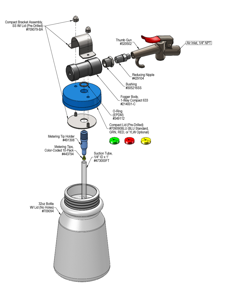950001-B - 633 Compact Fogger | Lafferty Equipment Manufacturing, LLC