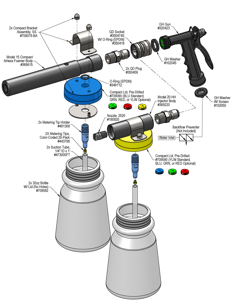 969952 - Compact Model 15/20 Airless Foamer/Sprayer Kit | Lafferty