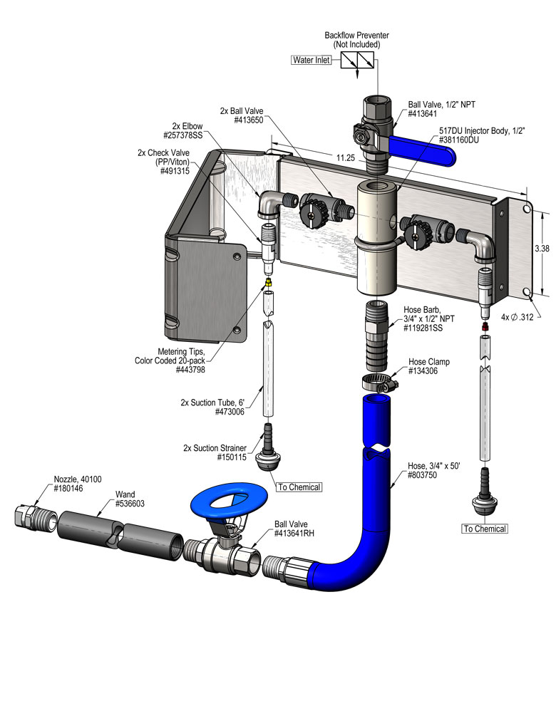 973752 - 2-Way 517 Sanitizer | Lafferty Equipment Manufacturing, LLC