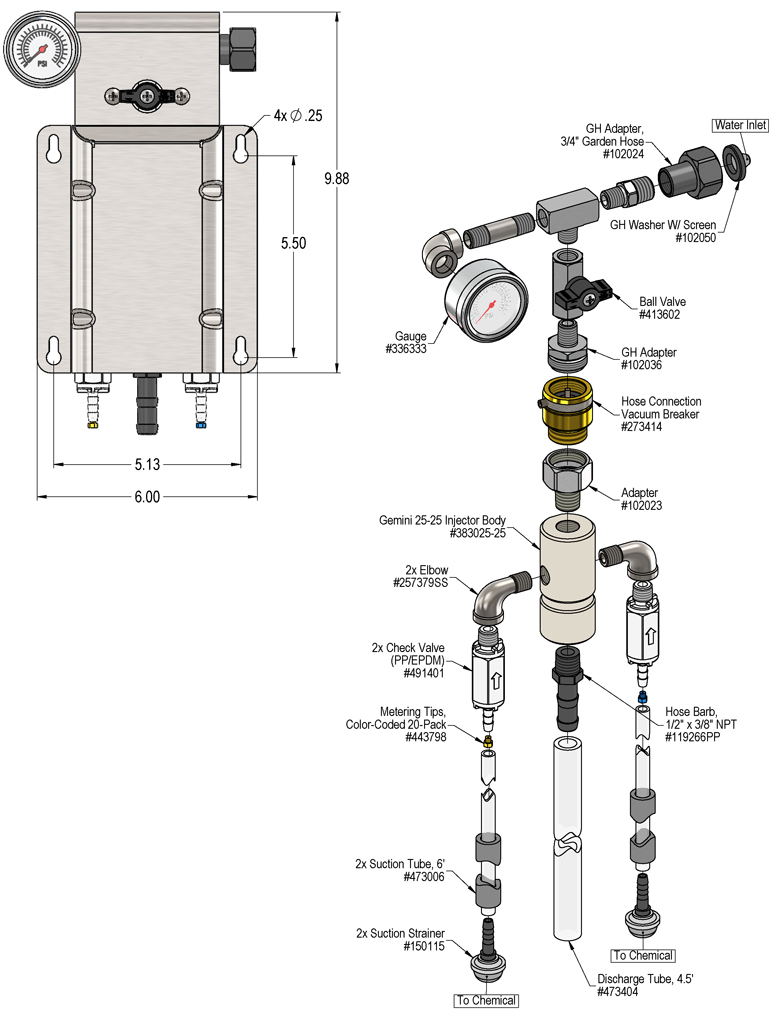 Saudade① REWIND × 02 DESIGN LABORATORY 982025 - Gemini Model 25 Mixing Station | Lafferty Equipment