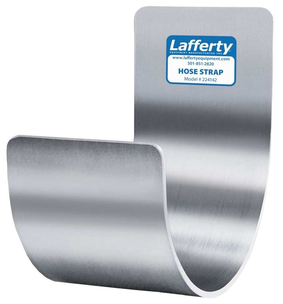 Large Stainless Steel Sanitary Hose Strap Lafferty Equipment