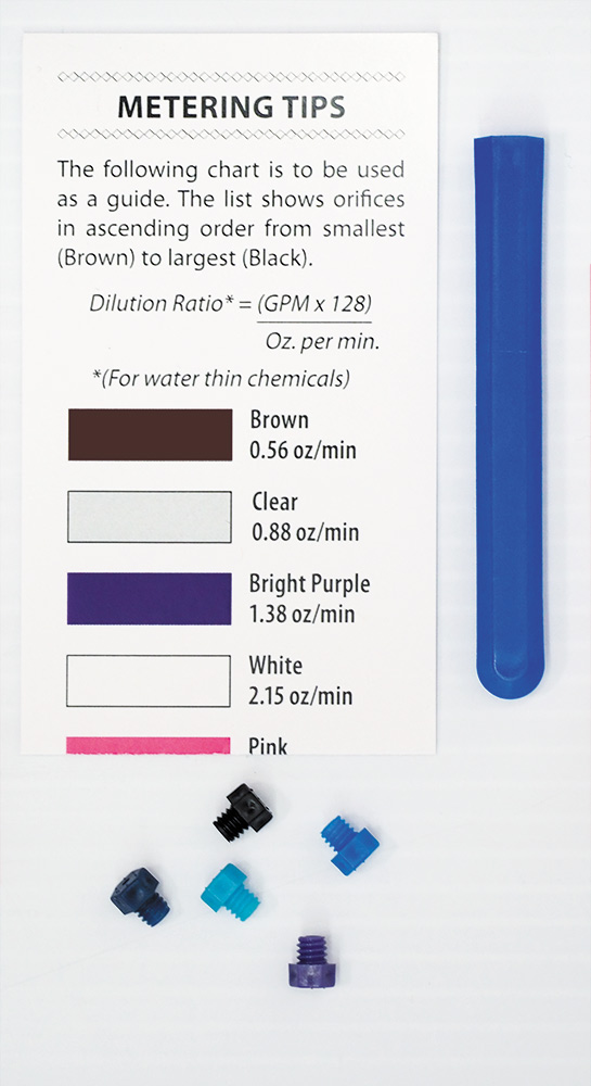 443796 - Metering Tips-Color Coded (5 Largest) | Lafferty