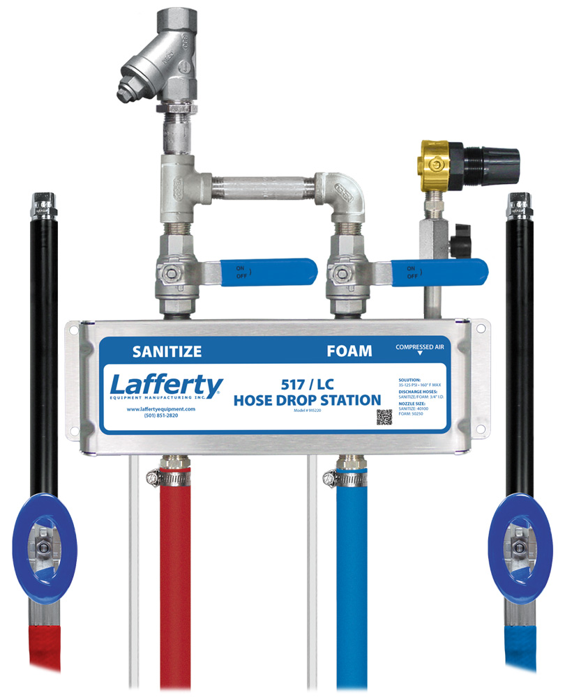 915220 - 517 Sanitize / LC Foam Hose Drop Station | Lafferty